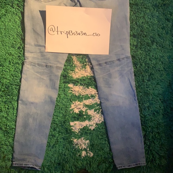 PacSun Whitewashed Ribbed Biker Jeans - Picture 6 of 6